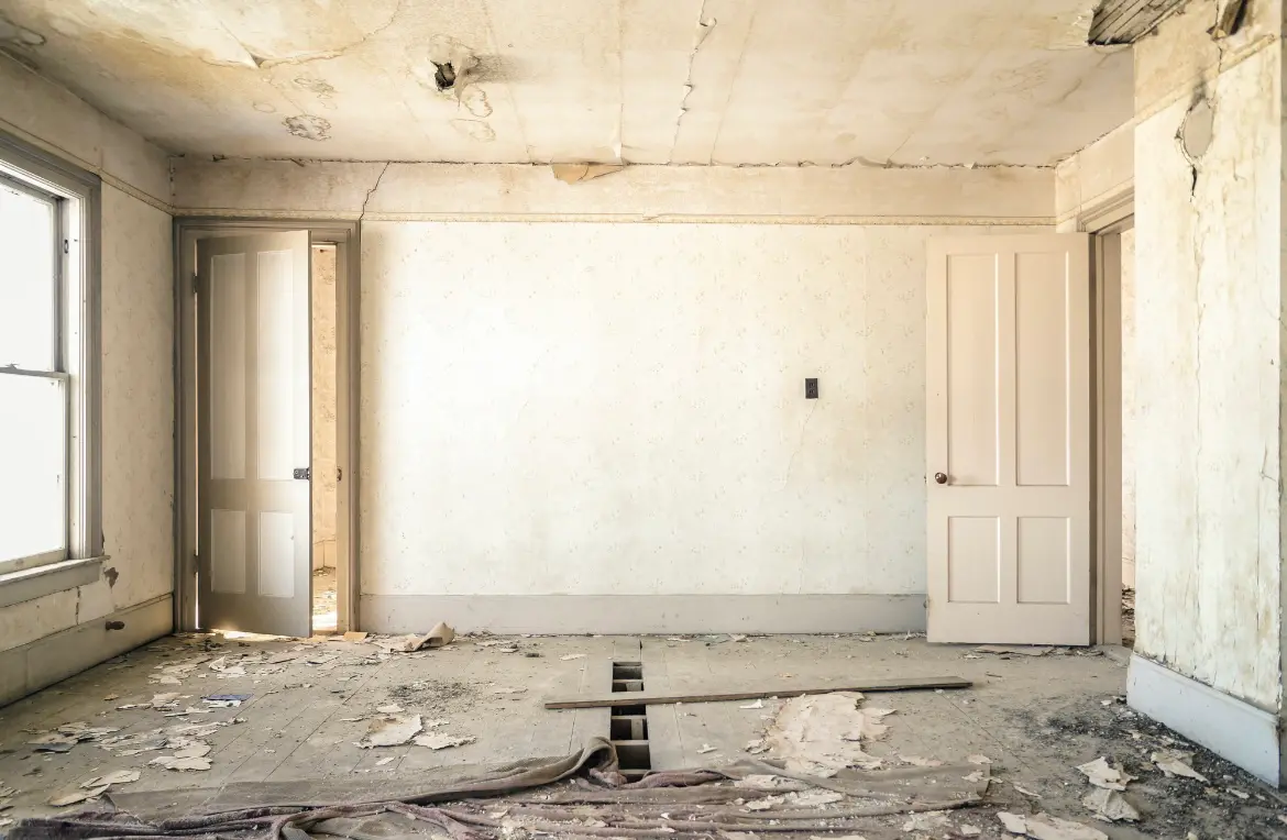 Waste disposal crew managing a cleanout project in Bloomfield